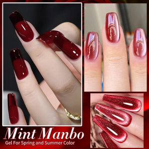 6 Colors Red Gel Polish Set 02 10ml Gel Nail Polish BORN PRETTY 