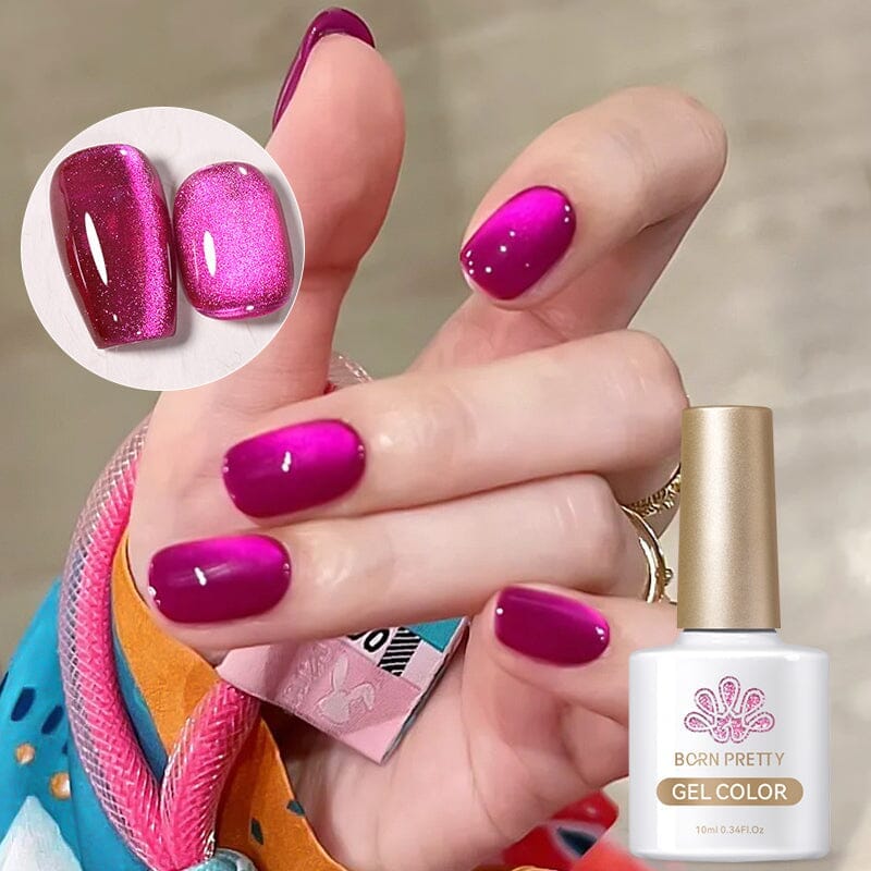 6 Colors Vivi Magenta Gel Polish Set 03 10ml Gel Nail Polish BORN PRETTY 