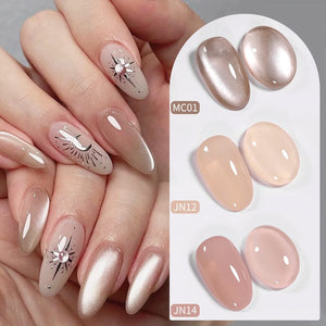 6 Colors Nude Pink Gel Polish Set 04 10ml Gel Nail Polish BORN PRETTY 