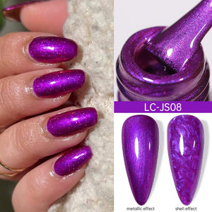 Metallic Gel Polish 7ml Gel Nail Polish LILYCUTE LC-JS08 