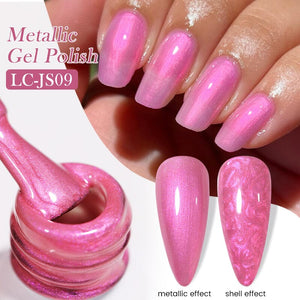 Metallic Gel Polish 7ml Gel Nail Polish LILYCUTE 