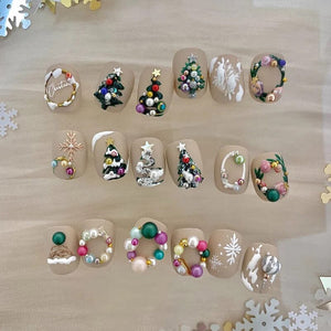 Christmas Peals Stones 3D Nail Decoration Nail Decoration No Brand 