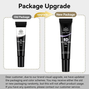 5D Sculpting Gel Clear 8ml Gel Nail Polish BORN PRETTY 