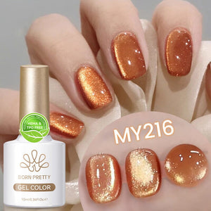 Gold Cat Magnetic Gel MY216 Classic Poetry 10ml Gel Nail Polish BORN PRETTY 