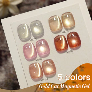 Gold Cat Magnetic Gel Polish Classic Poetry 10ml Gel Nail Polish BORN PRETTY 