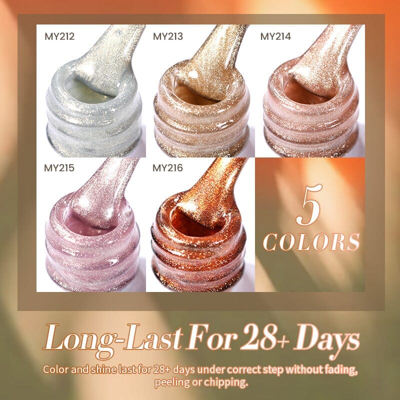 Gold Cat Magnetic Gel Polish Classic Poetry 10ml Gel Nail Polish BORN PRETTY 