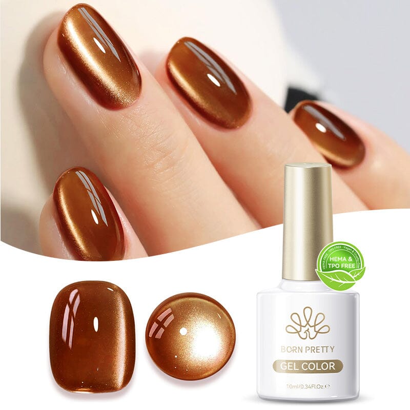 WaterLightCatMagneticGelPolishMY79Caramel10mlHEMA/TPOFREE