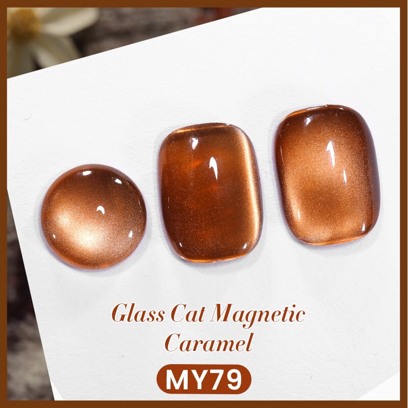 Water Light Cat Magnetic Gel Polish MY79 Caramel 10ml HEMA/TPO FREE Gel Nail Polish BORN PRETTY 