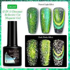 Dynamic Reflective Cat Magnetic Gel DG05 7ml Gel Nail Polish LILYCUTE 