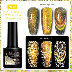 Dynamic Reflective Cat Magnetic Gel DG06 7ml Gel Nail Polish LILYCUTE 