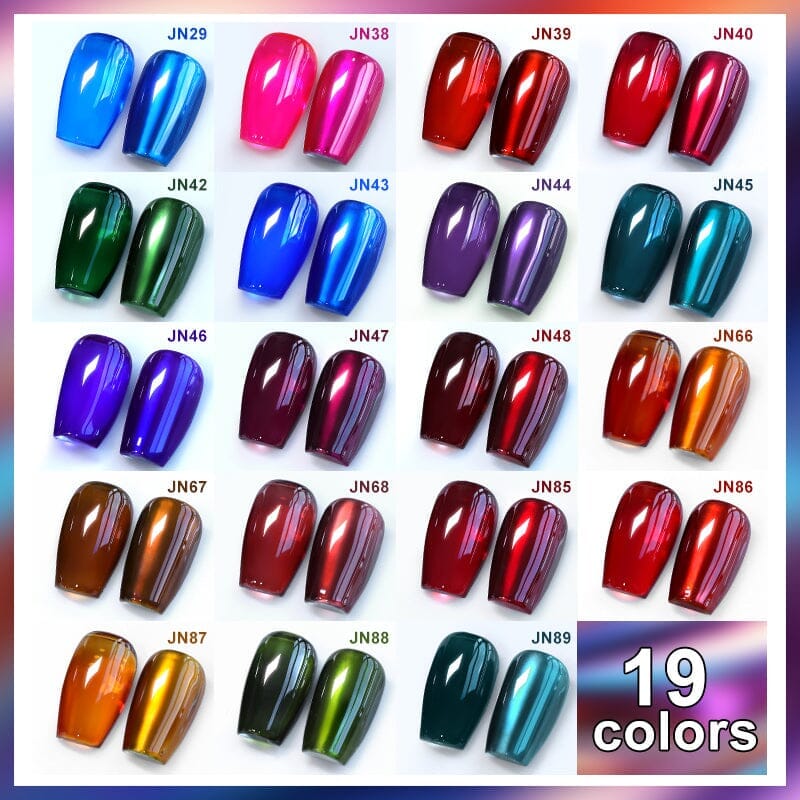 3pcs Metal Effect Gel Set #11 Gel Nail Polish BORN PRETTY 