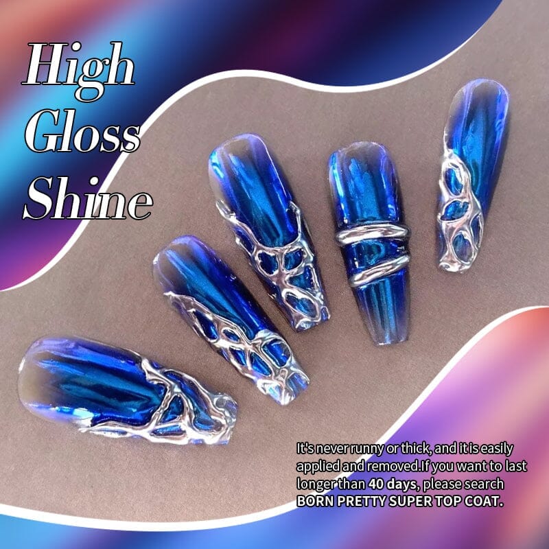 3pcs Metal Effect Gel Set #15 Gel Nail Polish BORN PRETTY 