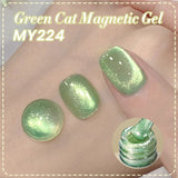 Green Cat Magnetic Gel Wizard of Oz 10ml Gel Nail Polish BORN PRETTY MY224 