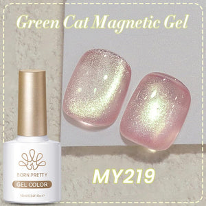 Green Cat Magnetic Gel Wizard of Oz 10ml Gel Nail Polish BORN PRETTY 