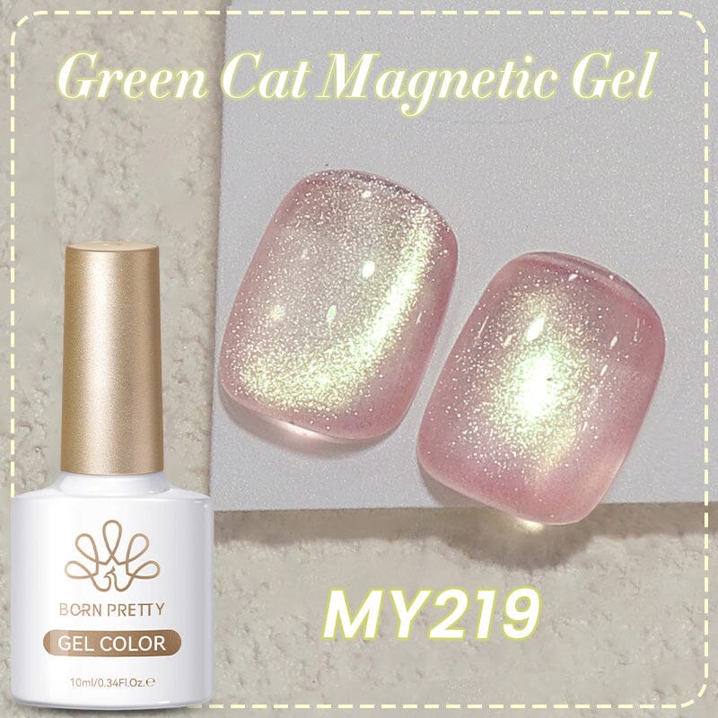 Green Cat Magnetic Gel Wizard of Oz 10ml Gel Nail Polish BORN PRETTY 
