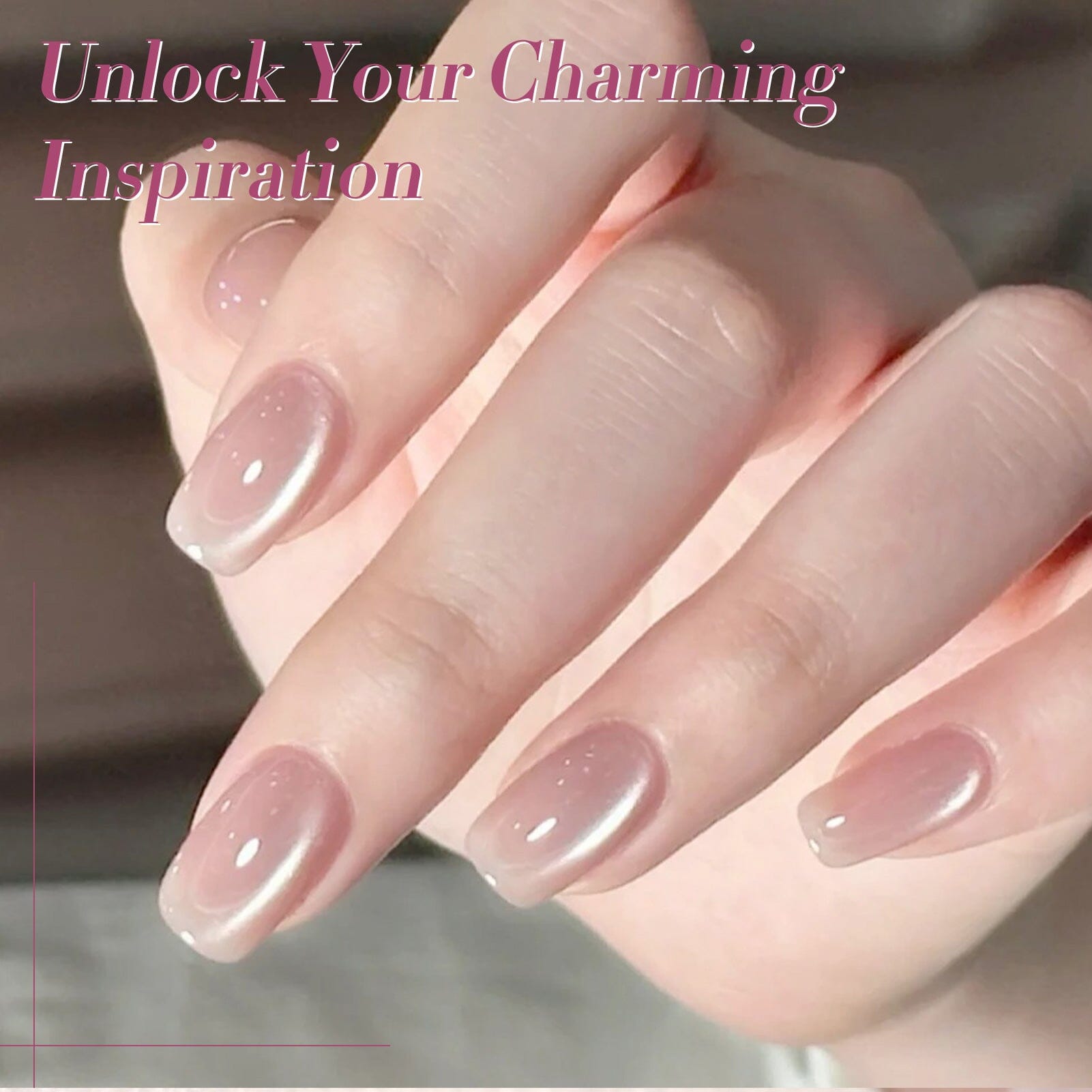 6 Colors Jelly Pink Cat Magnetic Gel Polish Set 7ml Gel Nail Polish BORN PRETTY 