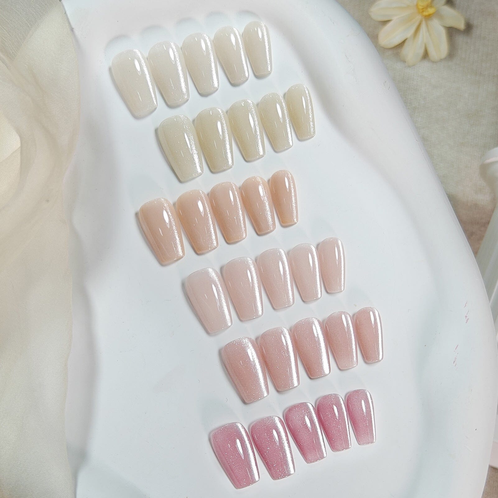 6 Colors Jelly Pink Cat Magnetic Gel Polish Set 7ml Gel Nail Polish BORN PRETTY 