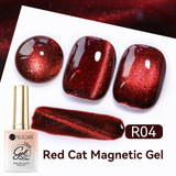 Red Cat Magnetic Gel 15ml Gel Nail Polish UR SUGAR R04 
