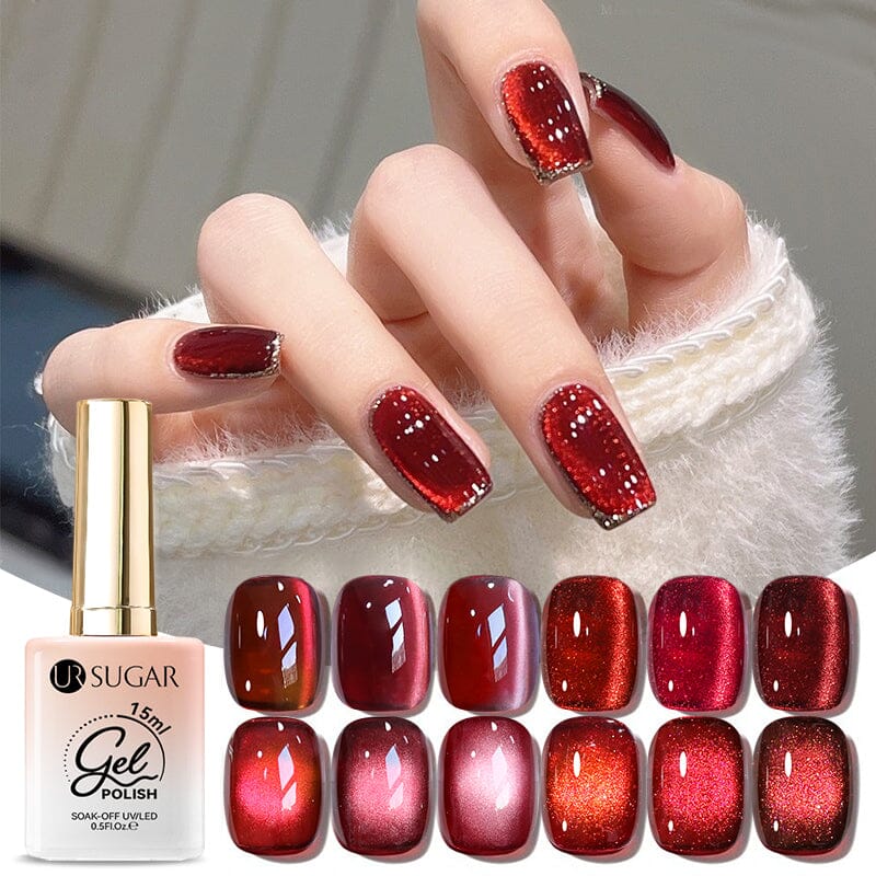 Red Cat Magnetic Gel 15ml Gel Nail Polish UR SUGAR 