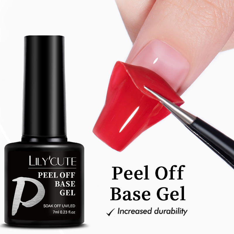 Peel Off Base Gel, Reinforcement Gel, Watercolor Nail Gel 7ml