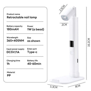 Mini UV LED Nail Lamp Tools & Accessories No Brand 