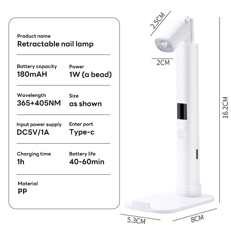 Mini UV LED Nail Lamp Tools & Accessories No Brand 