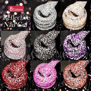 Reflective Nail Gel 7ml Gel Nail Polish LILYCUTE 