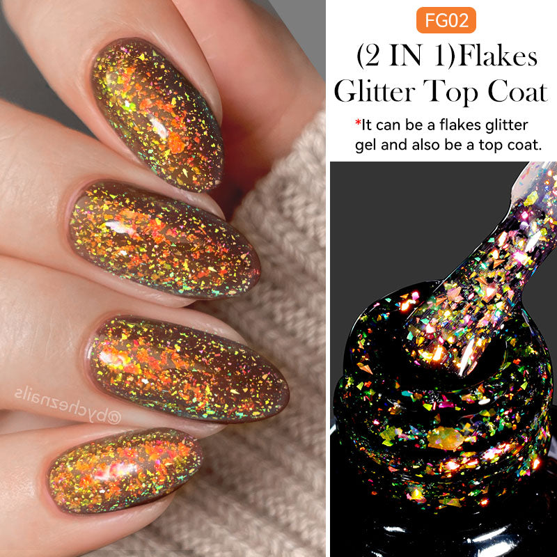 Flakes Glitter Top Coat FG02 7ml