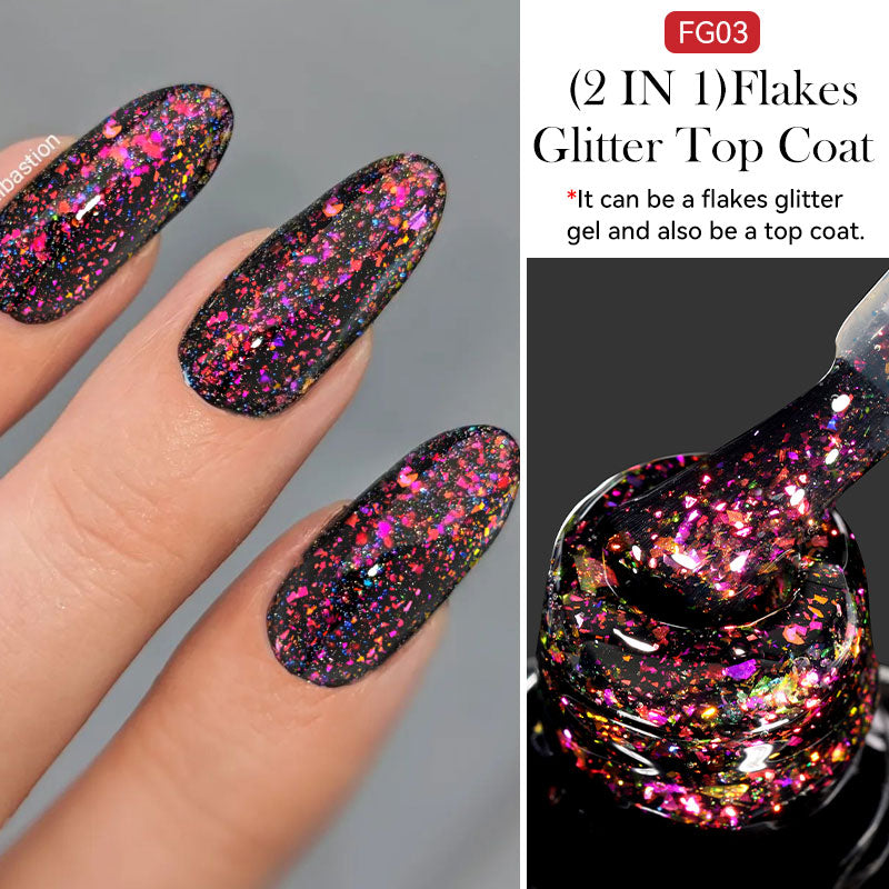 Flakes Glitter Top Coat FG03 7ml