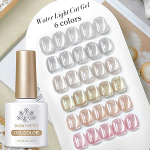 Water Light Cat Magnetic Gel Polish First Love 10ml Gel Nail Polish BORN PRETTY 6 Colors 