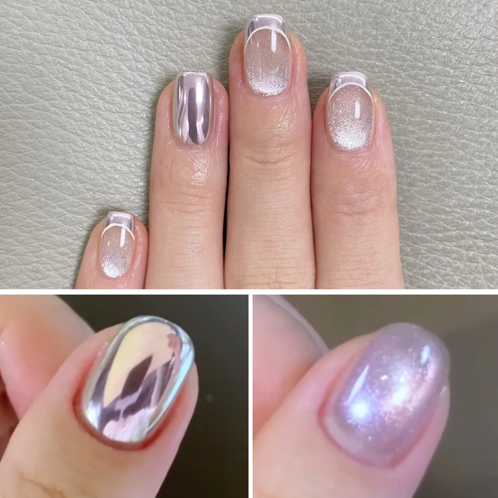 Purple Cat Magnetic Chrome Powder Nail Powder BORN PRETTY 