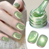 Green Cat Magnetic Gel GCM06 15ml Gel Nail Polish BORN PRETTY 