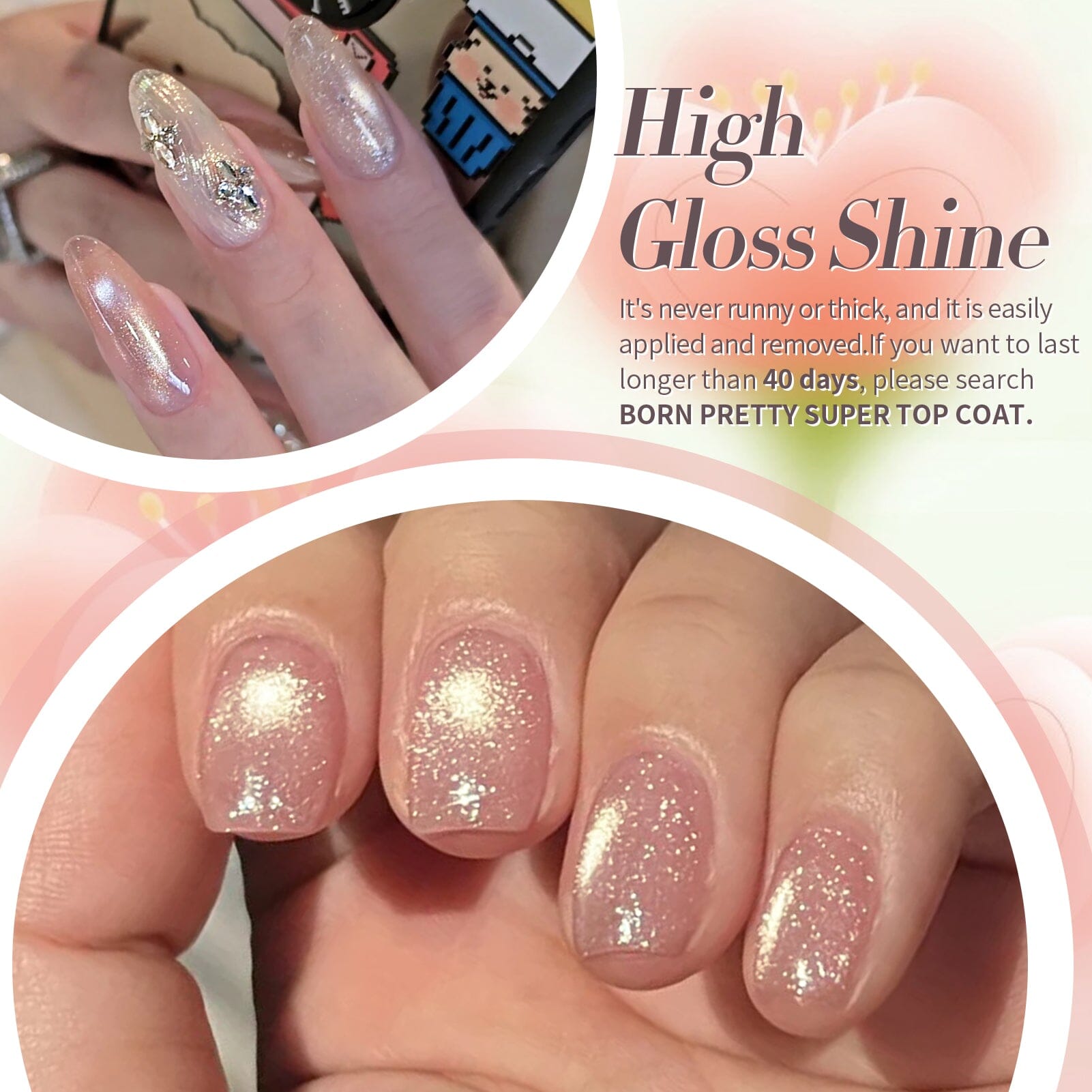 6 Colors Light Flow Colored Cat Magnetic Gel Polish Set M02 7ml Gel Nail Polish BORN PRETTY 