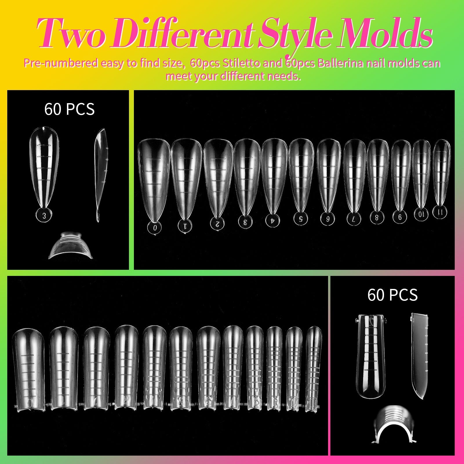 6 Colors Neon Extension Nail Gel Kit 15g Gel Nail Polish BORN PRETTY 