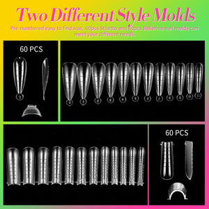 6 Colors Neon Extension Nail Gel Kit 15g Gel Nail Polish BORN PRETTY 