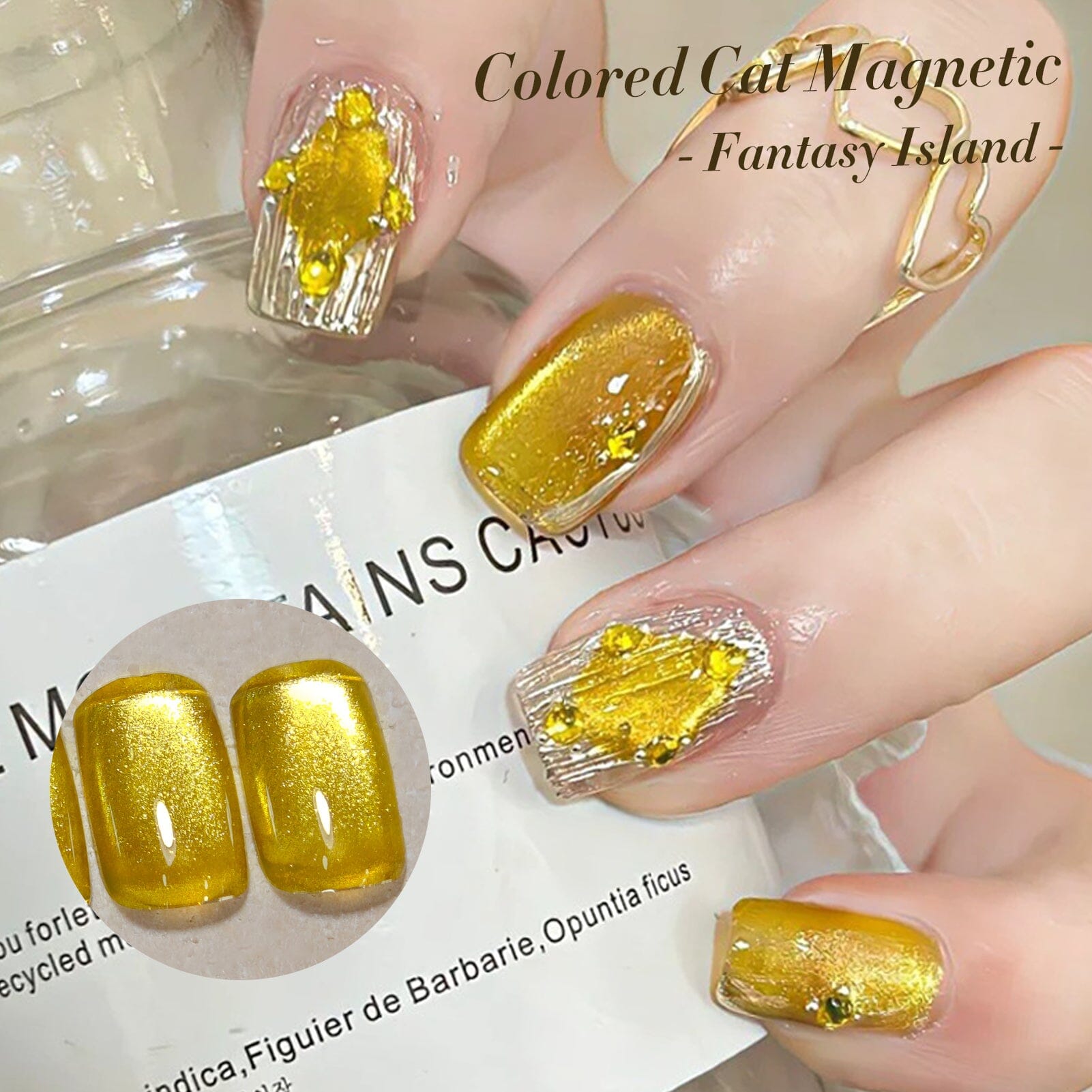 6 Colors Fantasy Island Cat Magnetic Gel Polish Set 7ml Gel Nail Polish BORN PRETTY 