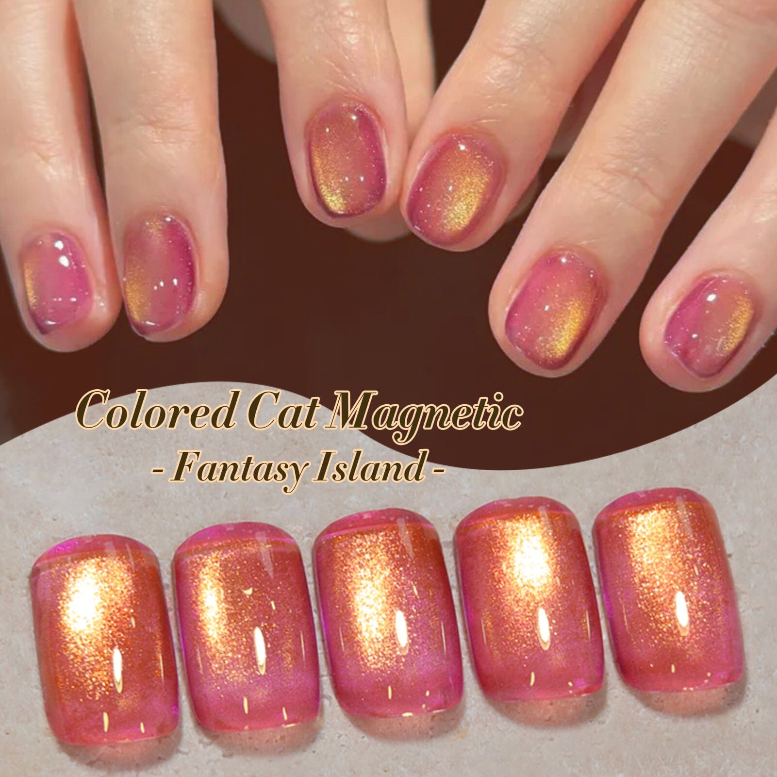 6 Colors Fantasy Island Cat Magnetic Gel Polish Set 7ml Gel Nail Polish BORN PRETTY 