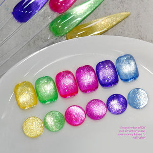 6 Colors Colorful Elves Cat Magnetic Gel Polish Set 7ml Gel Nail Polish BORN PRETTY 