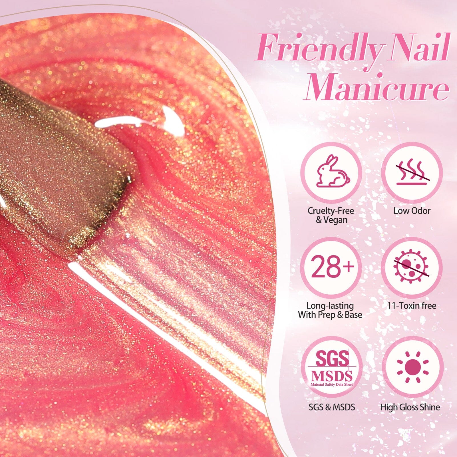 6 Colors Pearl Thread Swirl Gel Polish Set T02 Nebulas 7ml Gel Nail Polish BORN PRETTY 