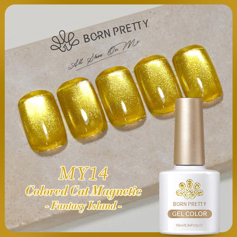 MY14FantasyIslandColoredCatMagneticGelPolish10ml