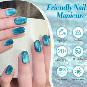 Colored Cat Magnetic Gel MY16 Fantasy Island 10ml Gel Nail Polish BORN PRETTY 