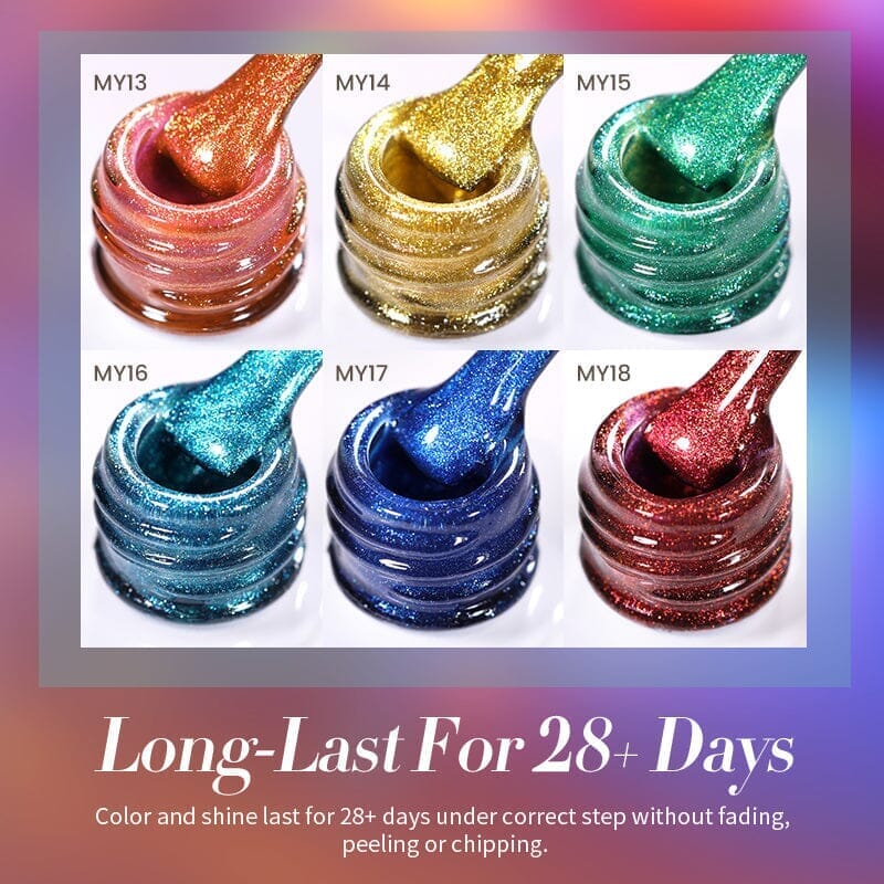 Colored Cat Magnetic Gel MY17 Fantasy Island 10ml Gel Nail Polish BORN PRETTY 