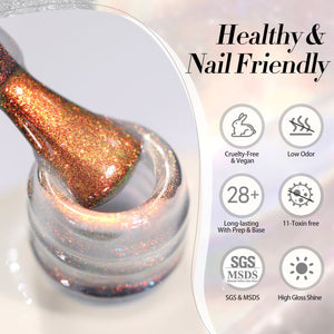 BORN PRETTY Aurora Gel Aurora Borealis JG01 15ml Gel Nail Polish BORN PRETTY 