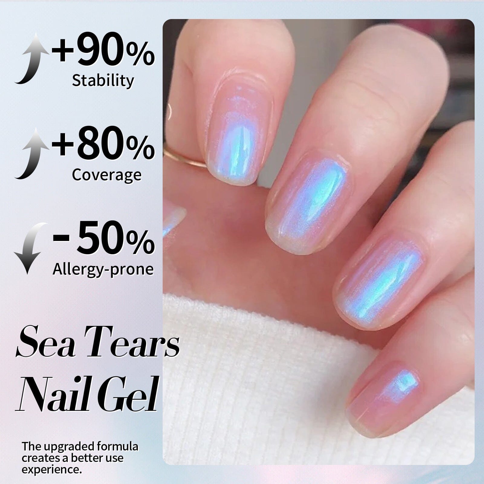 BORN PRETTY Aurora Gel Sea Tears JG02 15ml Gel Nail Polish BORN PRETTY 