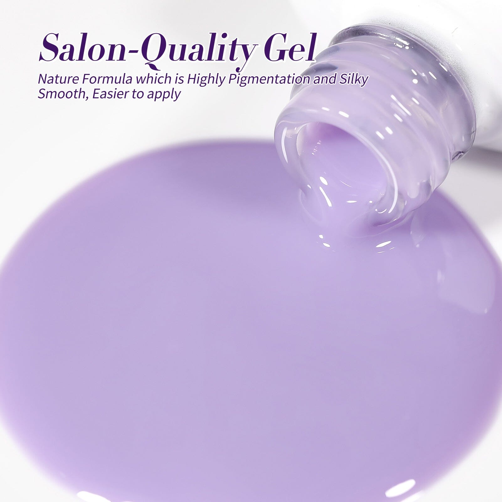 6 Colors Purple Ice Jelly Gel Polish Set J04 Lilac Whispers 7ml Gel Nail Polish BORN PRETTY 