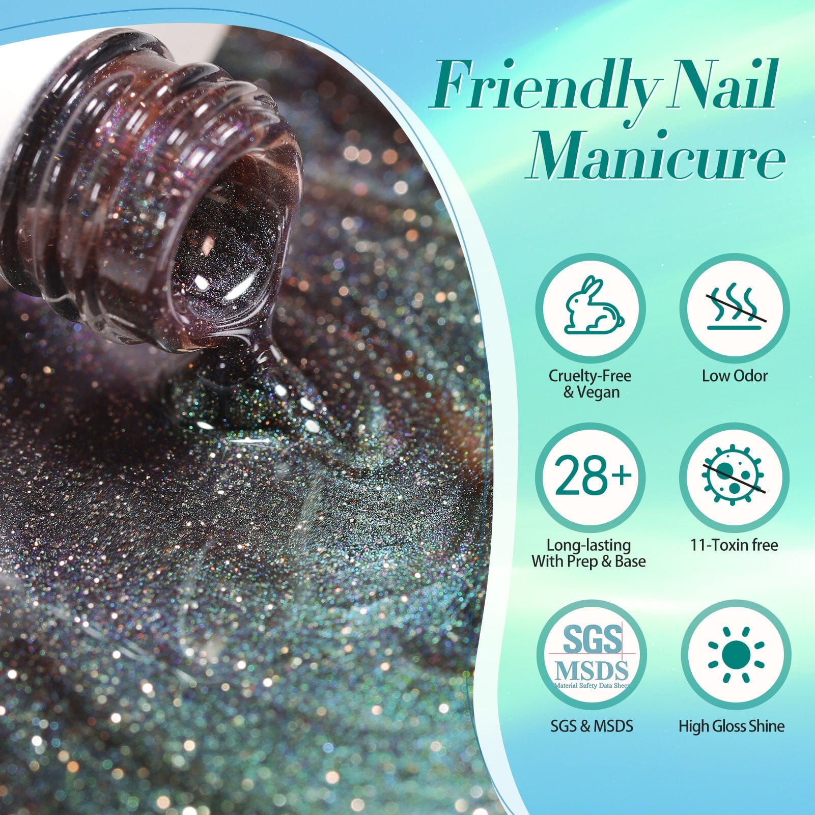 Double Light Cat Magnetic Eye Gel Finland Light 15ml Gel Nail Polish BORN PRETTY 