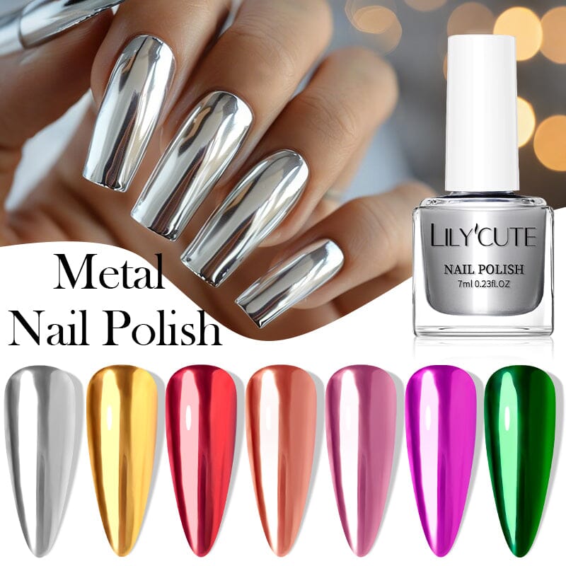 Metal Nail Polish 7ml Nail Polish LILYCUTE 