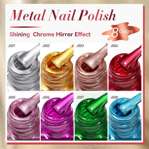 Metal Nail Polish 7ml Nail Polish LILYCUTE 
