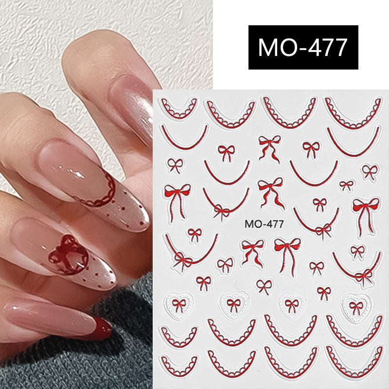 Bowknot 3D Nail Sticker MO-477