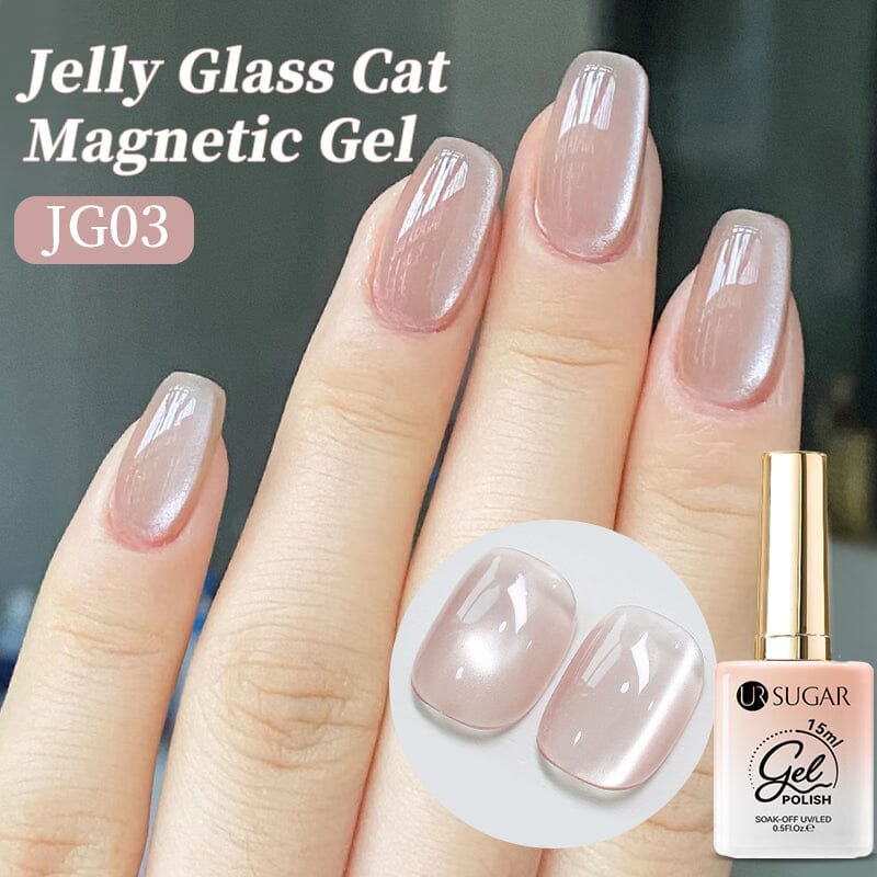 Jelly Glass Cat Magnetic Gel 15ml Gel Nail Polish UR SUGAR 